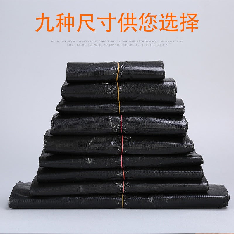 Small Garbage Bag Mini Small Desktop 20Cm Car Disposable Black Vest Style Red Plastic Bag - Image 5